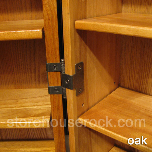 Media with Louvered Doors