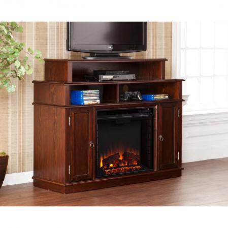Lynden Media Fireplace - Espresso