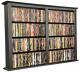 CD DVD Storage Double Wall Mount Cabinet 