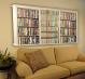 CD DVD Storage Triple Wall Mount Cabinet 