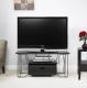 Uptown Wired TV Stand With Storage Bin