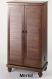 Media Cabinets with Louvered Doors - 2