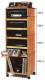 Solid Hardwood Media Cabinet with Casters