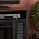 Holly & Martin� Savannah Media Electric Fireplace-Black and Walnut - 2