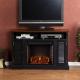 Holly & Martin� Savannah Media Electric Fireplace-Black and Walnut - 3