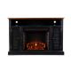 Holly & Martin� Savannah Media Electric Fireplace-Black and Walnut - 4