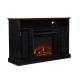 Holly & Martin� Savannah Media Electric Fireplace-Black and Walnut - 5