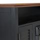 Holly & Martin� Savannah Media Electric Fireplace-Black and Walnut - 7