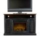 Holly & Martin� Savannah Media Electric Fireplace-Black and Walnut - 8