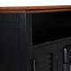 Holly & Martin� Savannah Media Electric Fireplace-Black and Walnut - 9