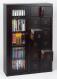 Leslie Dame Library Style Multimedia Storage Cabinet - 4
