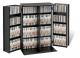 Small Deluxe Media Storage with Locking Shaker Doors