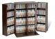 Small Deluxe Media Storage with Locking Shaker Doors