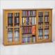 Triple Sliding Door Mission Style Media Cabinet (Walnut)