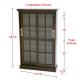 Sliding Door Media Cabinet - Espresso