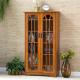 Window Pane Media Cabinet - Oak