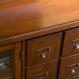 Apothecary Brown Mahogany Media Stand