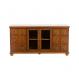 Apothecary Brown Mahogany Media Stand