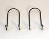 Wire Gaming Hooks Set of 2, Silver