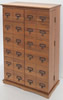 Library Style Multimedia Storage Cabinet