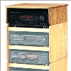 Modular Hardwood Oak CM-4 Storage Stand