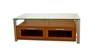 Decor Series 50 inch TV Stand w/ Glass Top