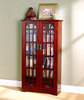 Window-Pane Double Door Media Cabinet (Cherry)