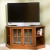 Thomas Walnut Corner Media Stand