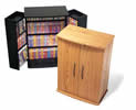 Locking Media Storage Cabinet