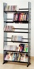 Black Tempered Glass Multimedia Storage Rack