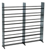 Black Tempered Glass Multimedia Storage Rack