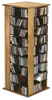 Solid Hardwood Swiveling CD/DVD Storage Rack - 1260