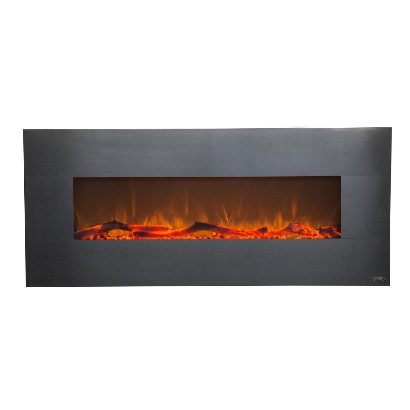 Onyx Stainless 50 Wall Mounted Electric Fireplace