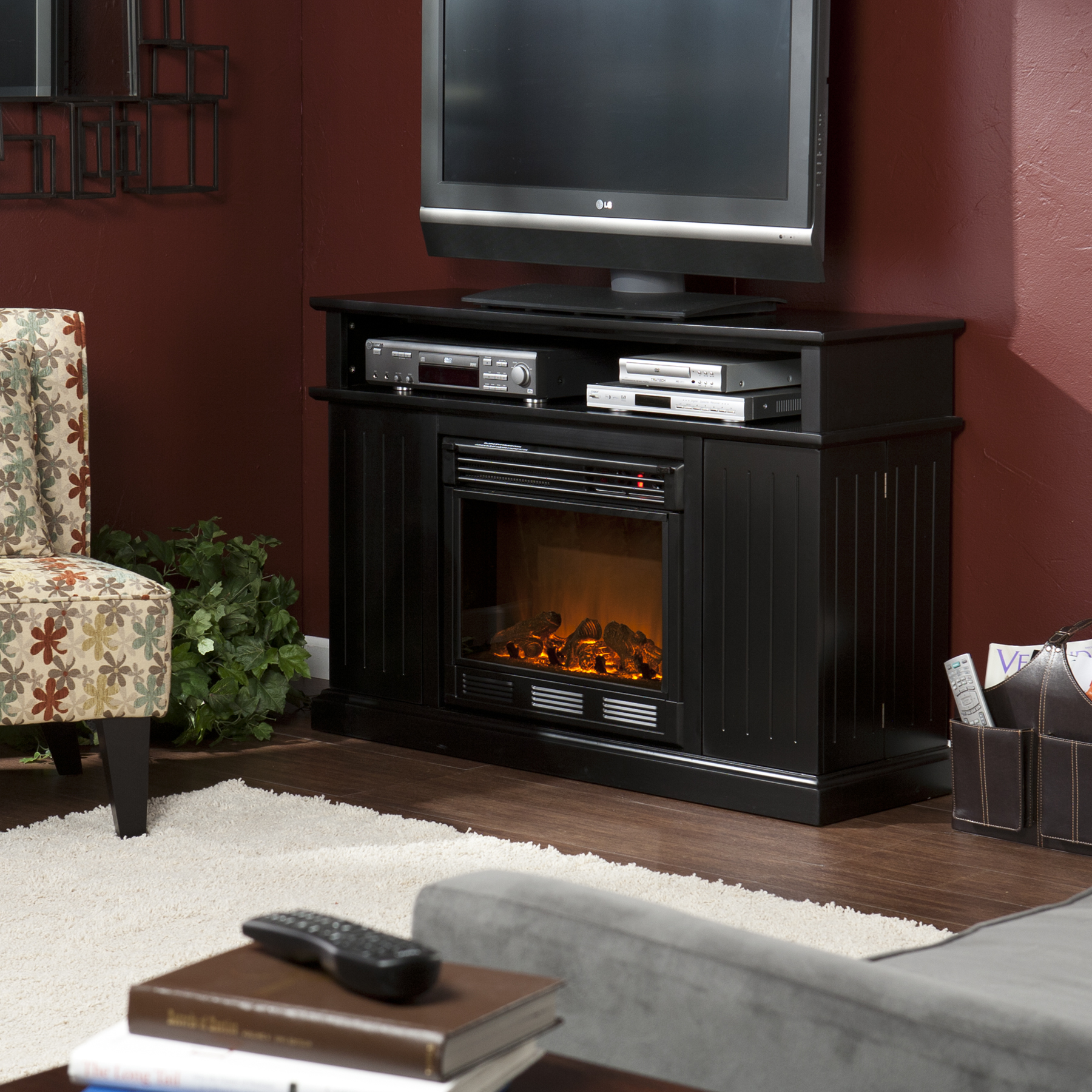 Holly & Martin? Fenton Media Electric Fireplace-Black - Holly & Martin - 37-100-084-6-01 If you are seeking a fireplace that has it all