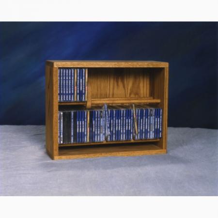 Solid Oak Dowel Cabinet For Cd'S