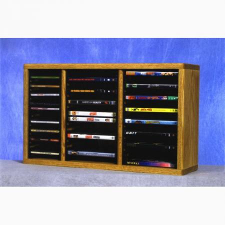 Solid Oak Shelf For Cd'S And DVD'S (Individual Locking Slots)