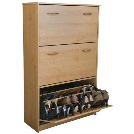 Triple Shoe Cabinet oak