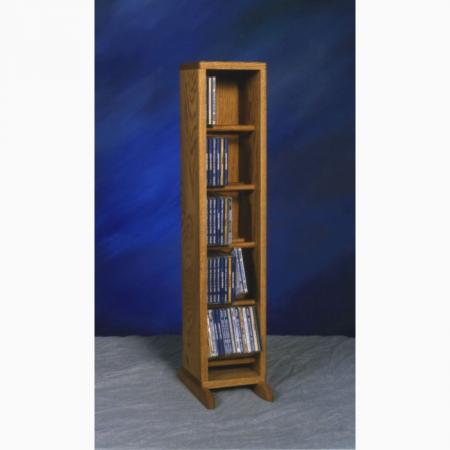 Solid Oak Dowel Cabinet For Cd'S