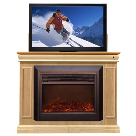 Conestoga Electric Fireplace TV Lift Cabinet - Unfinished