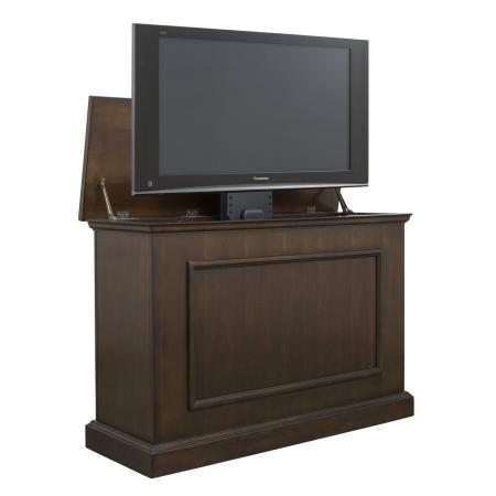 Mini Elevate Espresso TV Lift Cabinet for 46