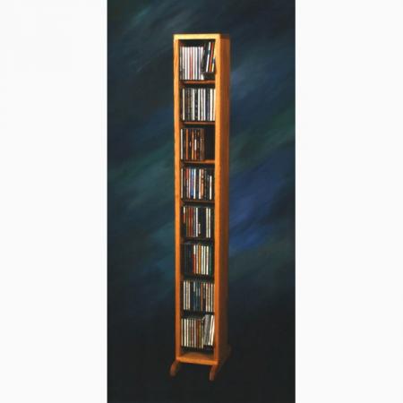 Solid Oak Dowel Cabinet For Cd'S