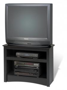 Black Corner TV Stand