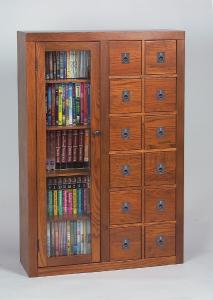 Cd Dvd Cabinets For Both Home And Office Leslie Dame Library Style Multimedia Storage Cabinet